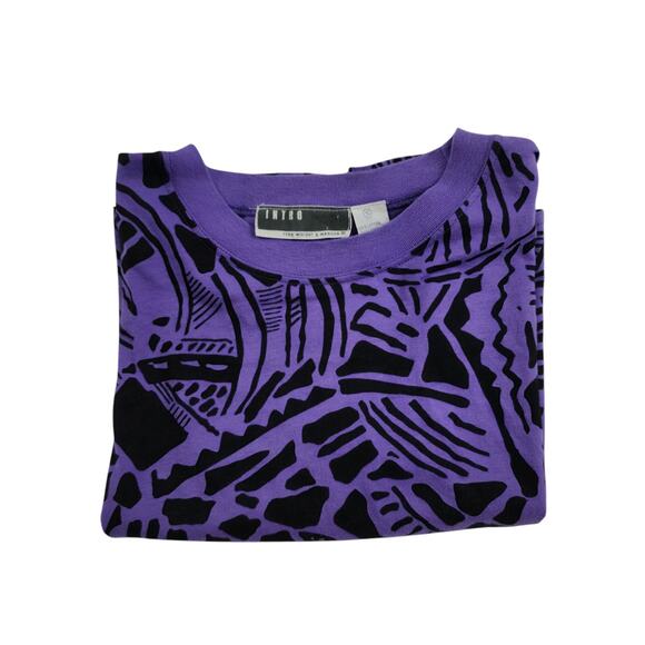 Intro by Fenn Wright Manson Purple Crop Top Adult Unisex Size Small - Picture 4 of 6